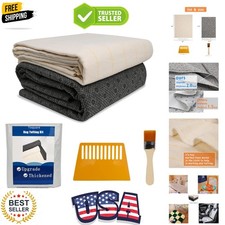 83x59 Primary Tufting Cloth Marked Lines, 70.9x47.2 Non-Slip Rug Backing La...