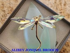 Swarovski Paradise - DRAGONFLY ALIBEY JONQUIL BROOCH
