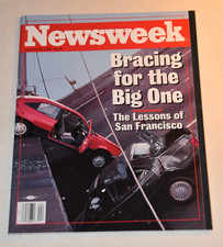 San Francisco EARTHQUAKE Newsweek Magazine October 30, 1989