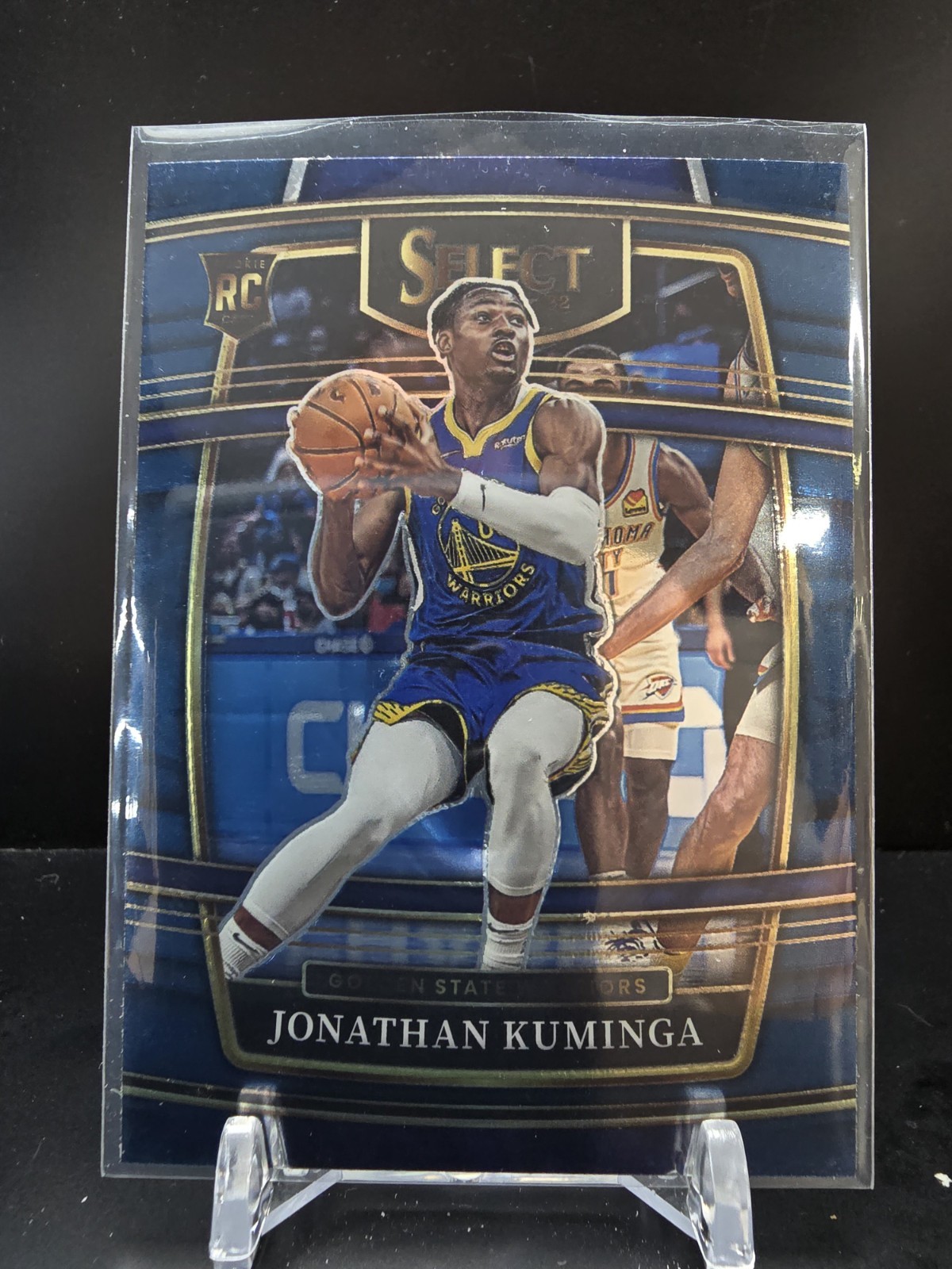 C815 - 2021-22 Panini Select - Concourse Jonathan Kuminga #28 Blue Prizm (RC)