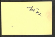 Robert Towne - Signed Autograph 4x6 Index Card - Screewriter - Chinatown