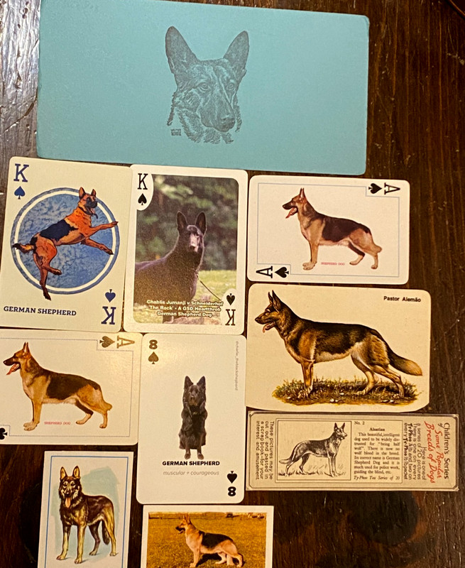 Vintage Dog Paper Collectibles - German Shepherd