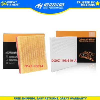 Premium Engine Air Filter &Cabin Filter for Ford Edge 2015-2021 Fusion 2013-2020