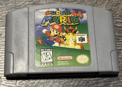 Super Mario 64 (Nintendo 64 N64, 1996)  Authentic Game Cartridge Only Tested