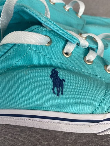 Polo Ralph Lauren Shoes Mens Size 11 Faxon X Canvas Casual Lace Up Preppy - Picture 8 of 19