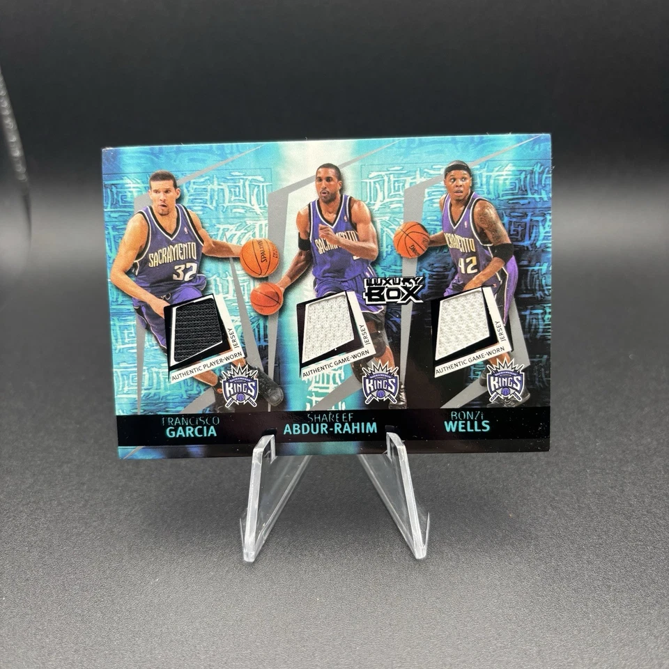 2005 - 06 豪华盒装三双 5 个遗物 Mike Bibby Peja Abdur-Rahim /25 Kings — 第 2/2 张图片