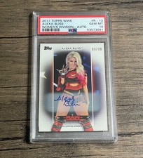 2017 Topps WWE Alexa Bliss Women's Division Auto /99 PSA 10 POP 4