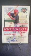 2024 Panini Prospect Edition - Seaver King Auto #173 Silver Prizm Signatures