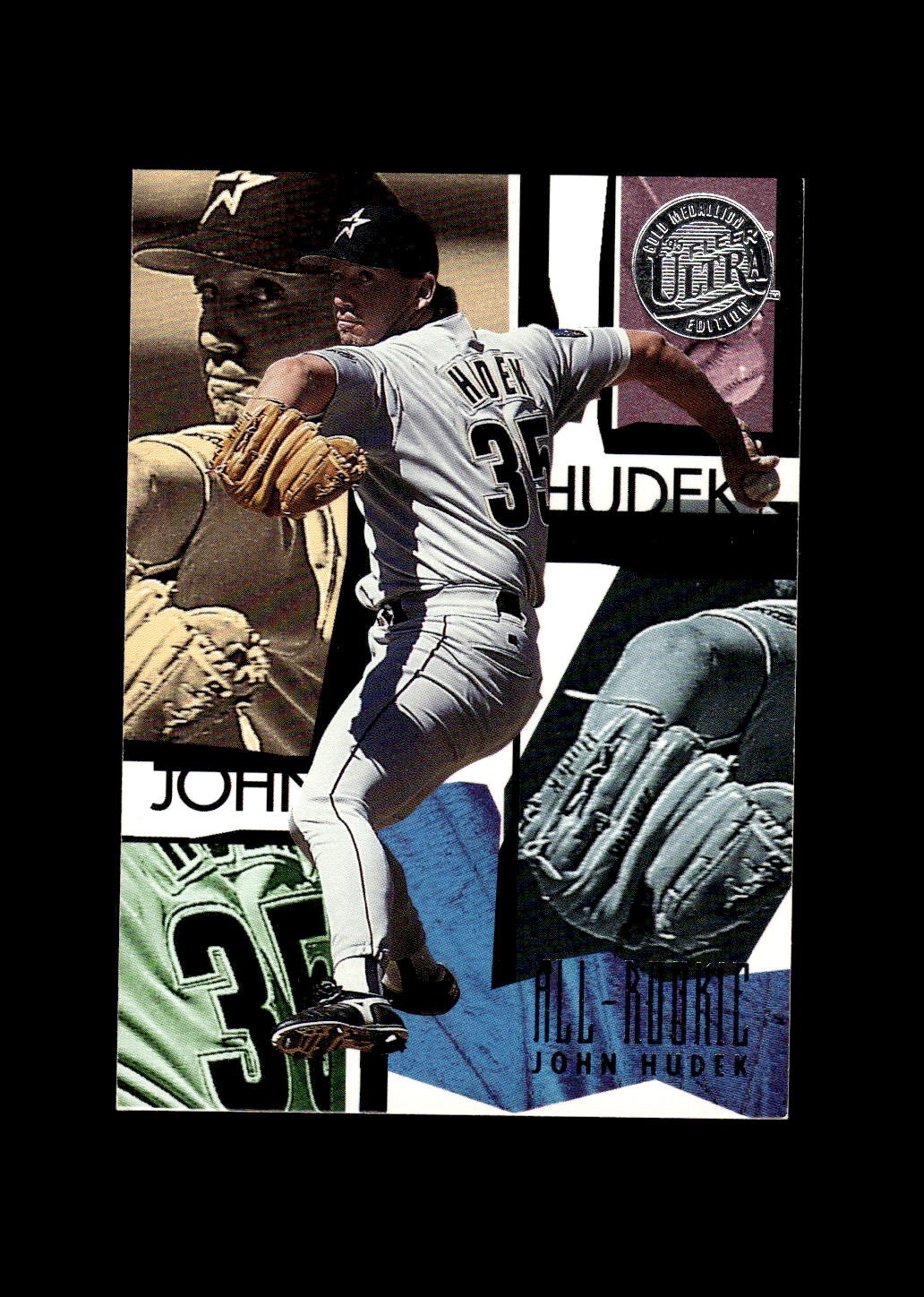 1995 Ultra All-Rookies Gold Medallion #6 John Hudek Houston Astros
