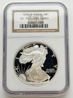 1990-S American Silver Eagle Proof ASE $1 NGC PF70 PR70 UCAM Ultra Cameo Coin