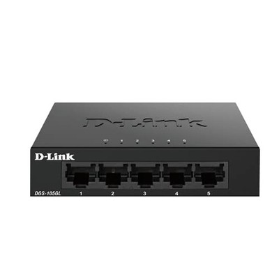 D-Link DGS-105 Ethernet Switch - 5 Ports - 2 Layer Supported - 3.10 W Power