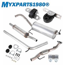 AUSPUFFANLAGE ENDSCHALLDÄMPFER MITTELSCHALLDÄMPFER FÜR VW POLO 9N 6R 1.2 05-14