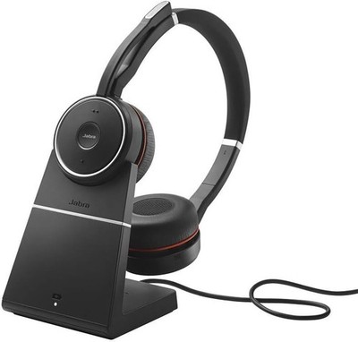 Jabra Evolve 75 MS Stereo Headset mit Ladestation Link 370a 7599-832-199