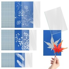 2X(30 Sheets Sun Print , A4 A5 A6 Cyanotype Kit with 3pcs Acrylic Panel6448