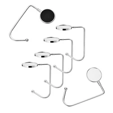 STOBOK 6pcs Christmas Stocking Holders Mantel Hooks Hangers Zinc Alloy