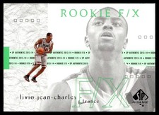 2013-14 SP Authentic 2001-02 Rookie Livio Jean-Charles Rookie College Card #94