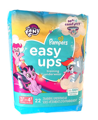 Pampers Easy Ups Girls My Little Pony Disposable Training Underwear 3T 4T