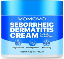 Seborrheic Dermatitis Cream 4.1 Fl Oz , Itch Cream for Flaky, Dry Scalp, Itchy