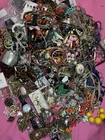 15lb Lot Broken Mismatched Costume Jewelry Parts Repair Crafts Swarovski Trifari