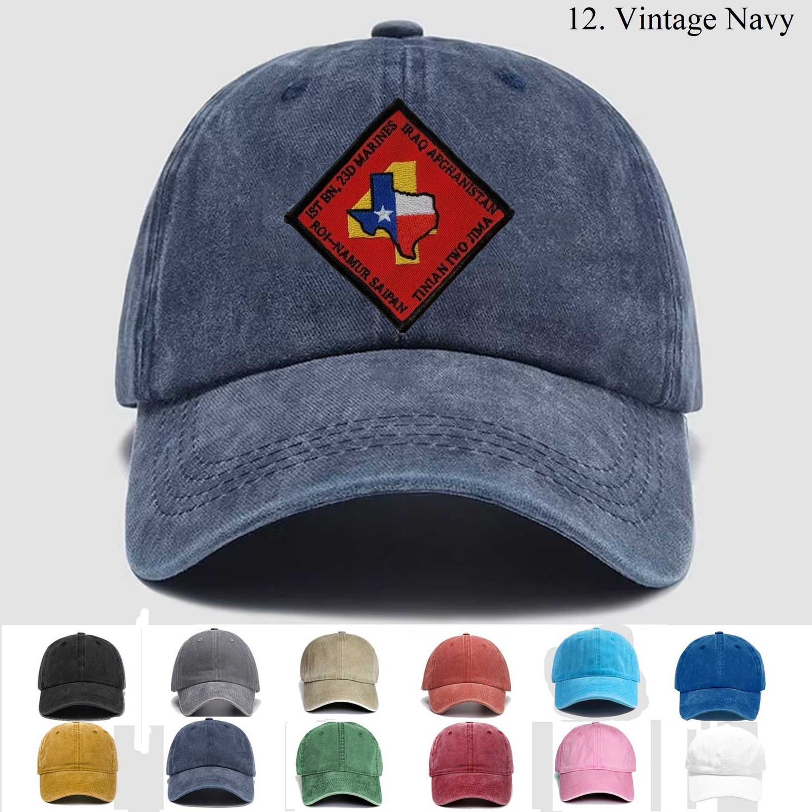 Customized Personalization Embroidered Hat 1st Bn 23rd, Trucker Hat, Gift Idea