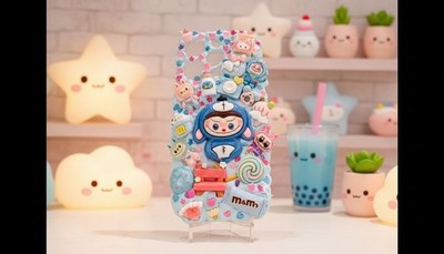 Handmade Phone monster custom Kawaii