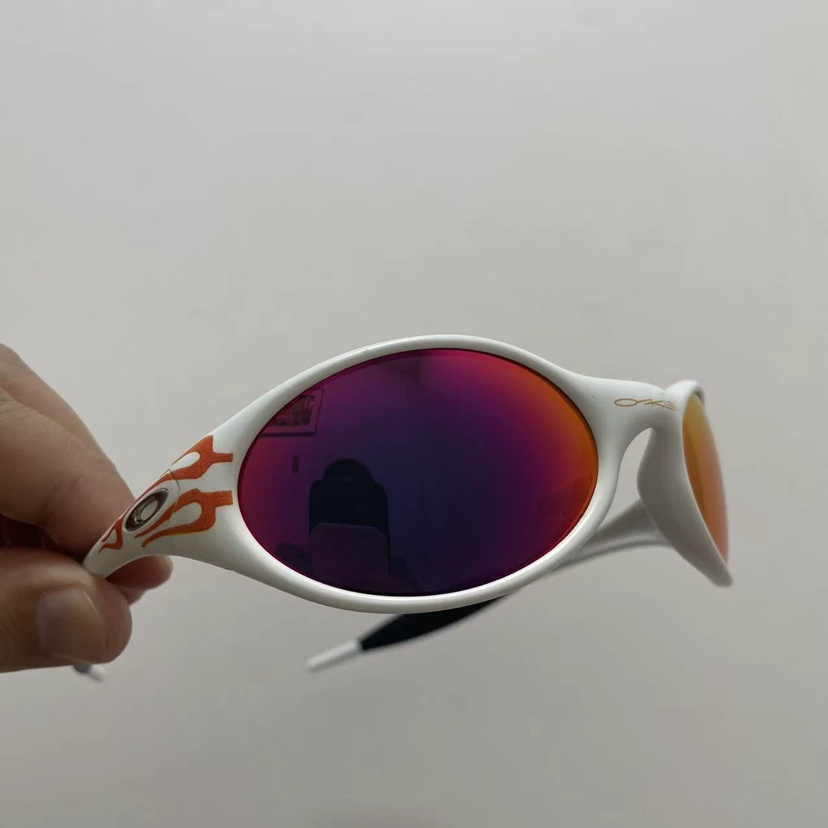 Oakley White Red Sunglasses for Men for sale | eBay