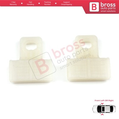2X Front Door Window Glass Holder Sash Clips For Renault Megane MK3 Fluence L3