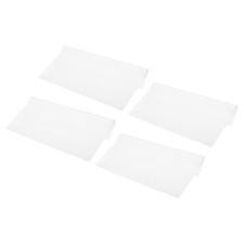 Microfiber Cleaning Cloth 6" x 6" Suede for Camera Lens Eyeglasses White 12pcs