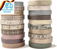 20 Rollen Washi-Tape | Scrapbook-Tape | Washi-Tape FüR Scrapbooking | Dekorative