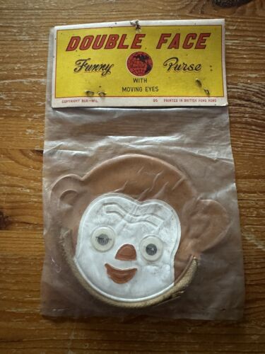 NOS Vintage 50’s 60’s Bur Wil Double Face Funny Pu