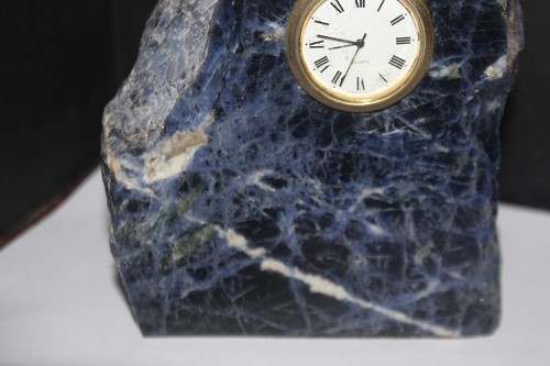 Very Excellent Quality Polished Sodalite Clock - Picture 3 of 5