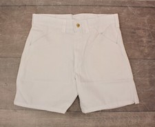Men's VTG NOS 1960s White Cotton Ely Shorts Sz 30 60s
