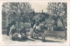 Balearic Islands IBIZA local peasants RPPC 1950s