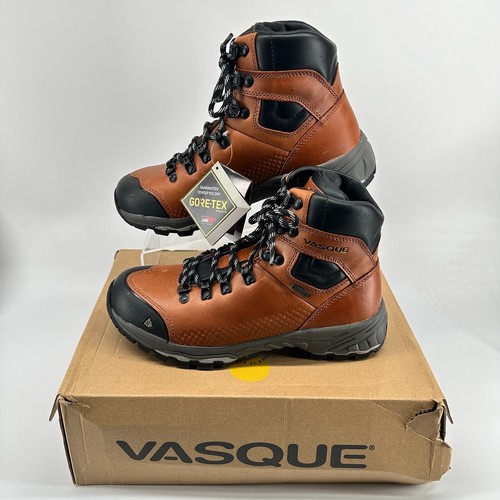 Vasque 7145 St. Elias Fg GTX Hiking Boots Brown Women's 9 Waterproof Lace Up New