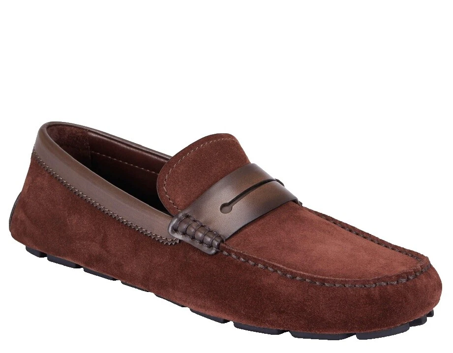 Suede Casual Brown Ermenegildo Zegna Shoes for Men