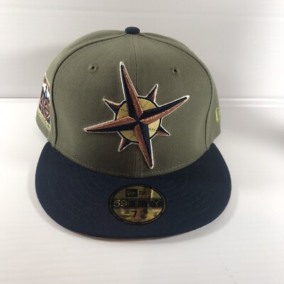 New Era 59fifty Seattle Mariners 40th Anniversary Patch Hat