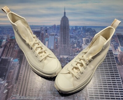 Converse Run Star Hike High Top Egret/Hemp-Desert Sand Mens Size 8.5 172956c New