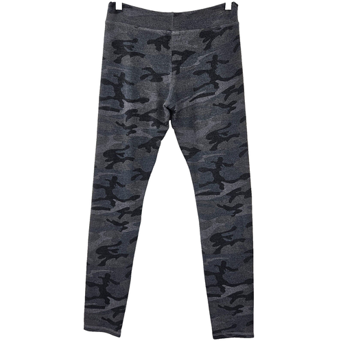 Sundry Camo Soft Knit Leggings Gray Women’s Size 2 U.S. M Athleisure Lounge Wear - Picture 2 of 9