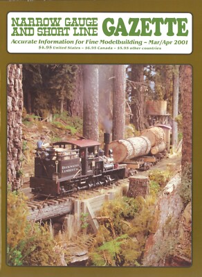 Narrow Gauge Short Line Gazette Magazine Mar/Apr 2001 Narrow Gauge Pullman Cars