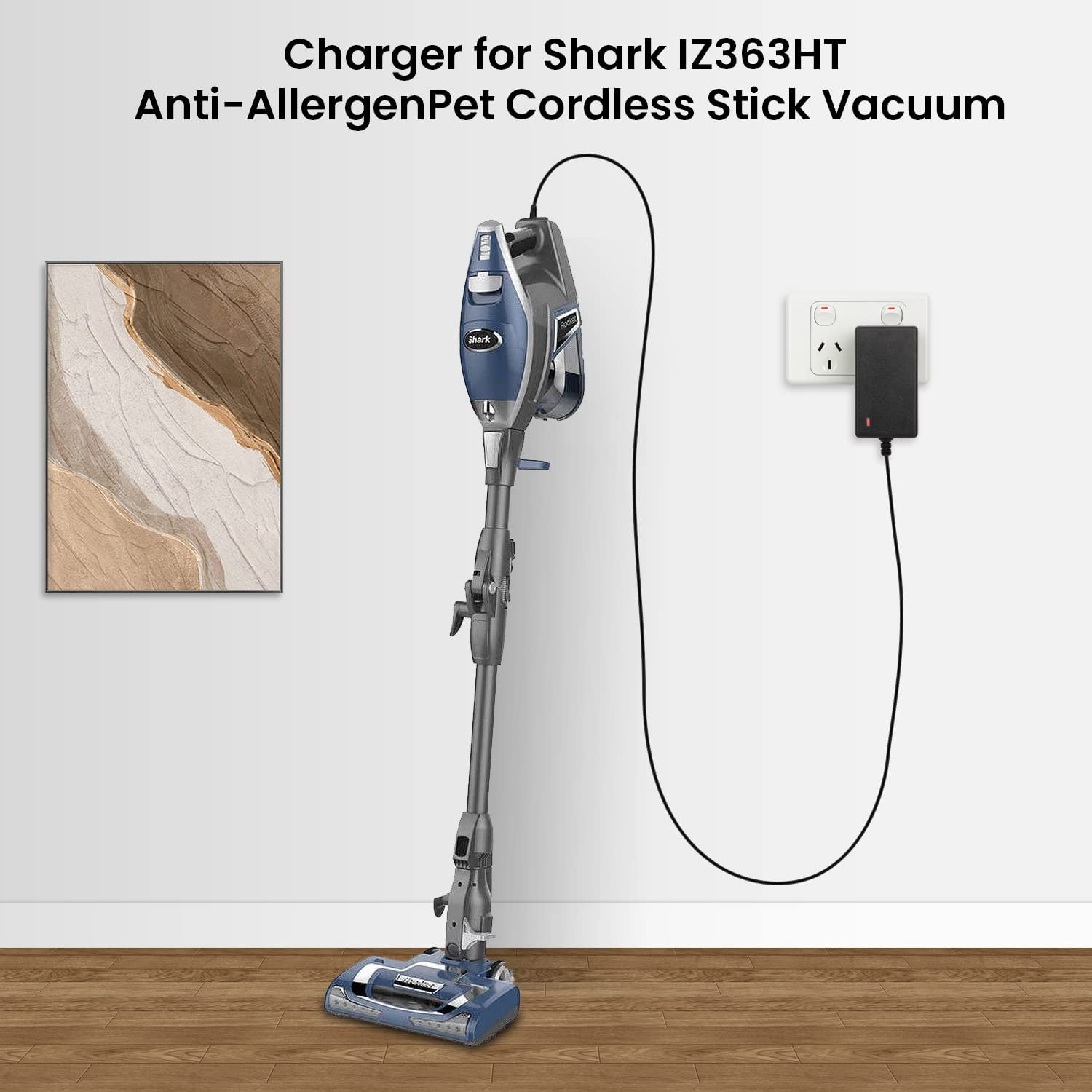 24.8V Charger Shark Rocket Pro DK33248080HU Pet Pro IZ162H IZ163H