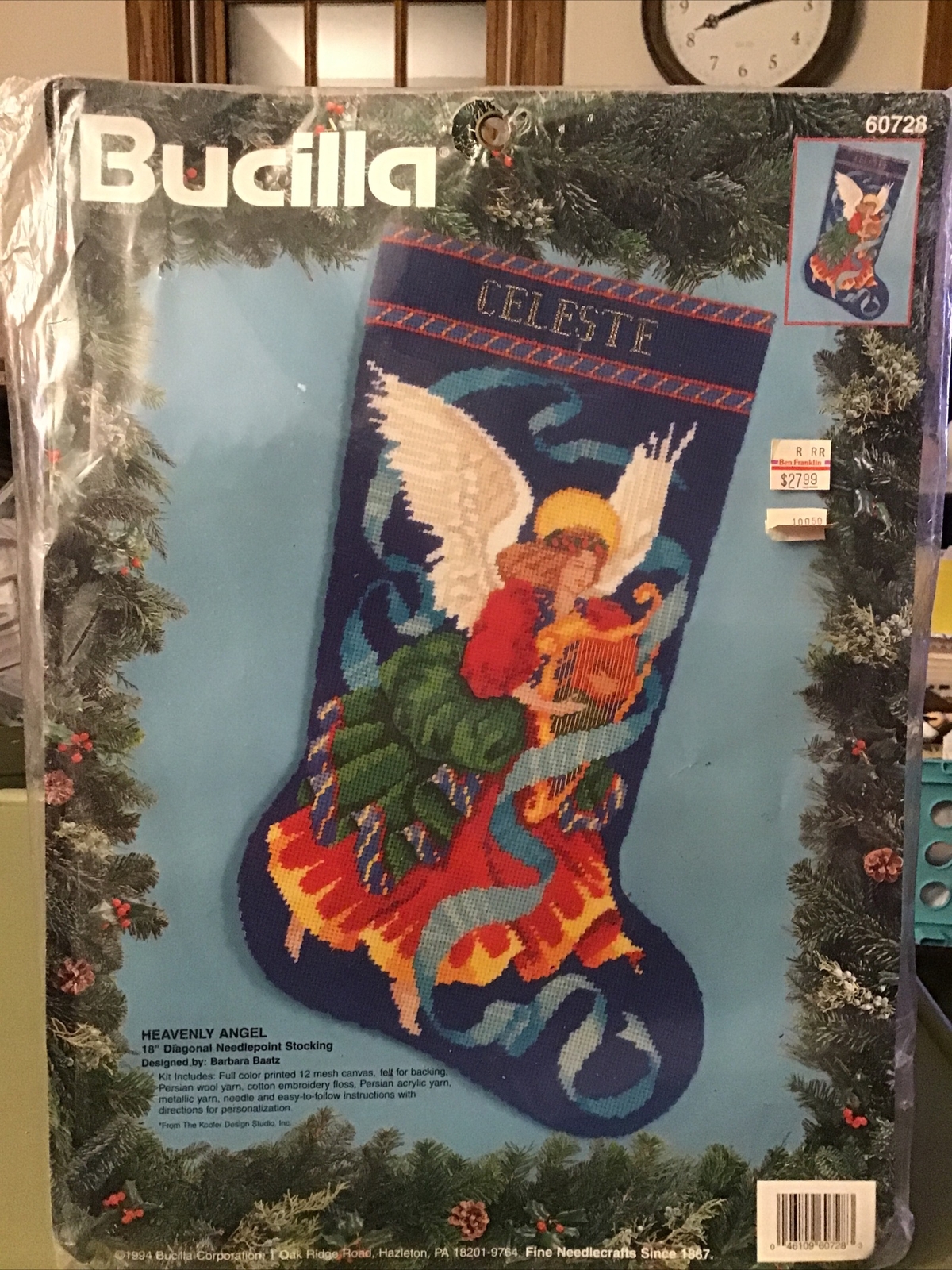 Kit Bucilla 6125 – Toile Plastique Pour AUTOBUS SCOLAIRE Fantaisiste – Livre Extrémités – Vintage 1994