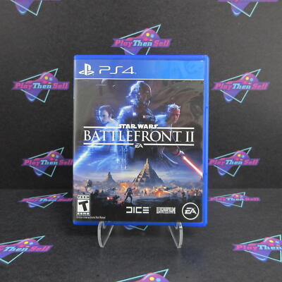 Star Wars Battlefront 2 PS4 PlayStation 4 Complete - 1 Year Warranty EX Cond