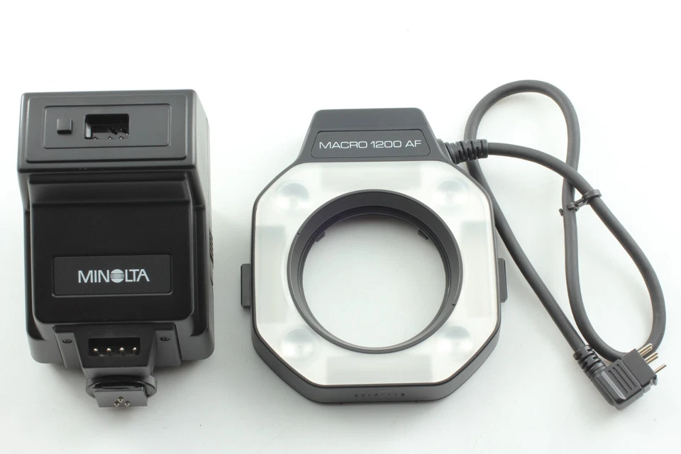 [Exc+5] Minolta Auto Electroflash Macro 1200AF Ring Light from Japan #22268 - Image 2 of 4