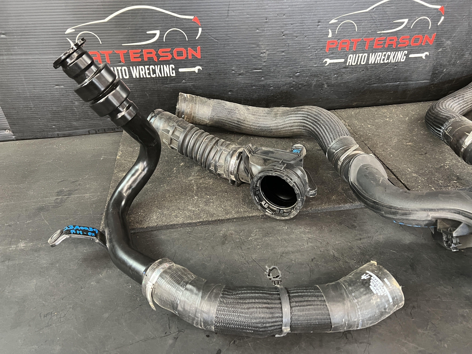 17-20 MASERATI GHIBLI AIR CLEANER TURBO TUBES PIPES 3.0 AWD
