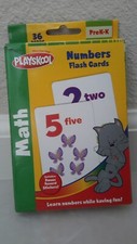 Playskool Pre K-K Flashcards Set of 36 Math Numbers Pre-owned