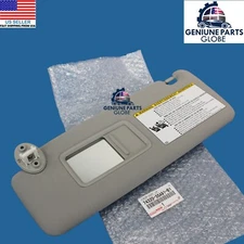 GENUINE OEM TOYOTA 10-24 4RUNNER LEFT DRIVER GRAY SUN VISOR 74320-35A91-B1