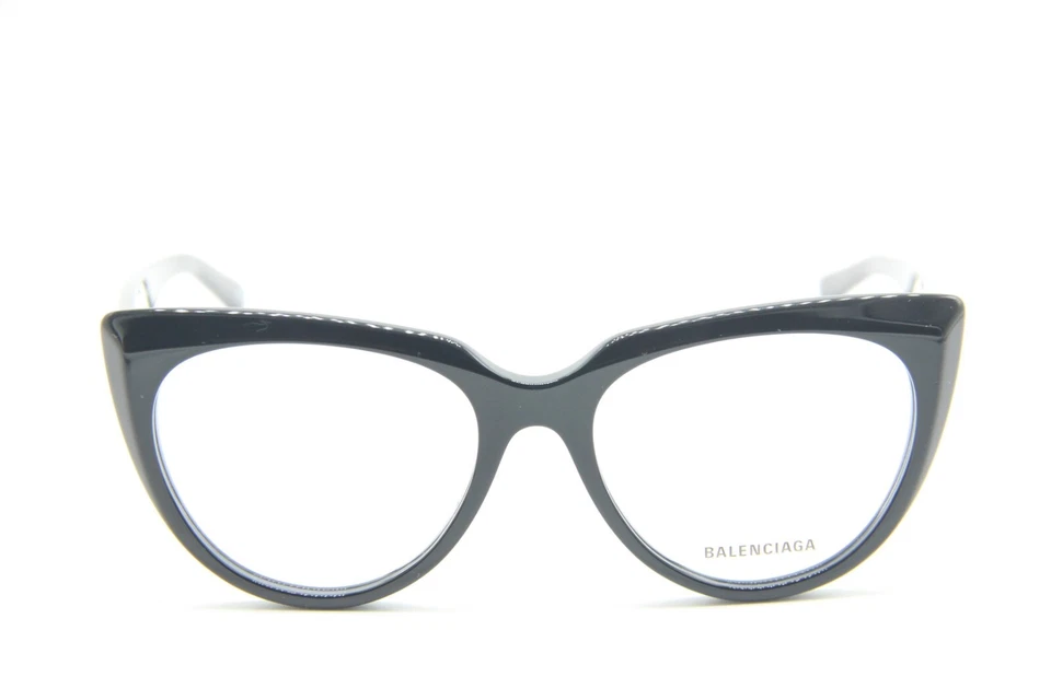 NUEVO MARCO DE GAFAS BALENCIAGA BB 0218O 001 NEGRO AUTÉNTICO 53-17 Foto 2 de 4
