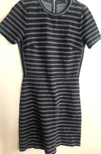 MADEWELL Black & Gray Knit SS Dress  Size 4