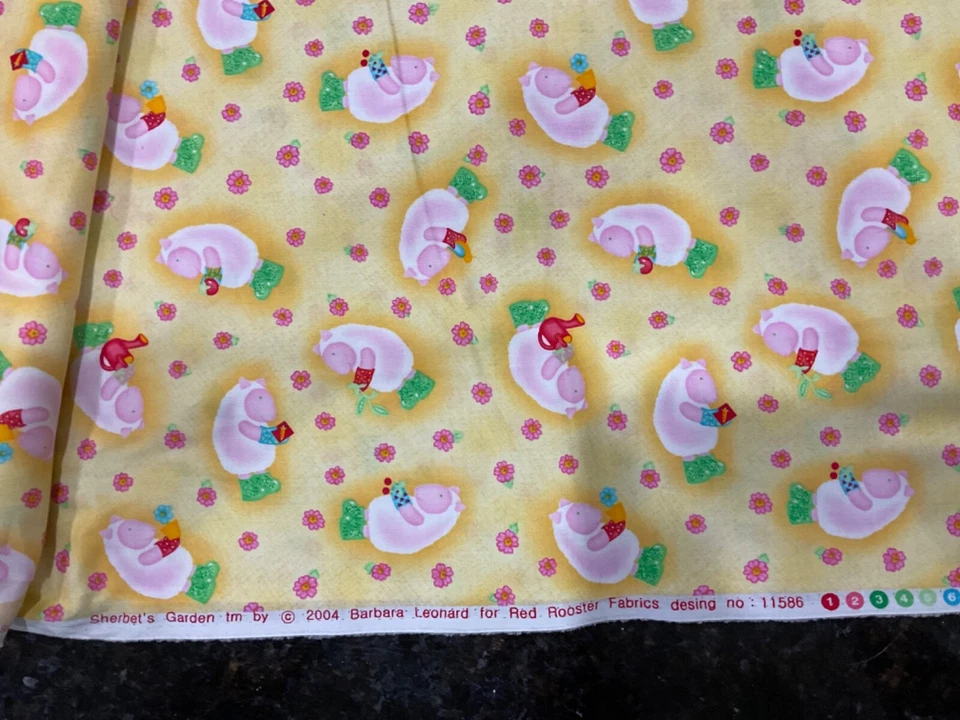 Quilting Material Sewing Fabric 3 Yards Sherbert's Garden #11586 Multi T3 - Image 4 of 4