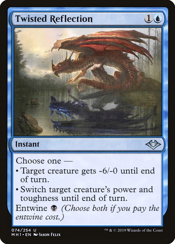 Magic the Gathering (mtg): MH1: Twisted Reflection  (x 4)